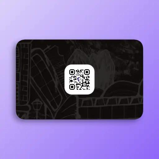 SwiftCard: Blue Flame (The Weaver Collection) hátlap